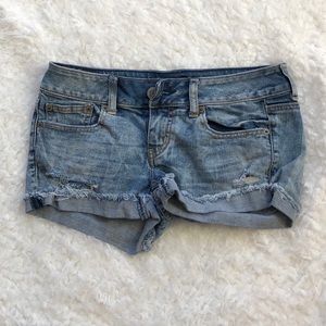 AMERICAN EAGLE Blue Jean Shorts